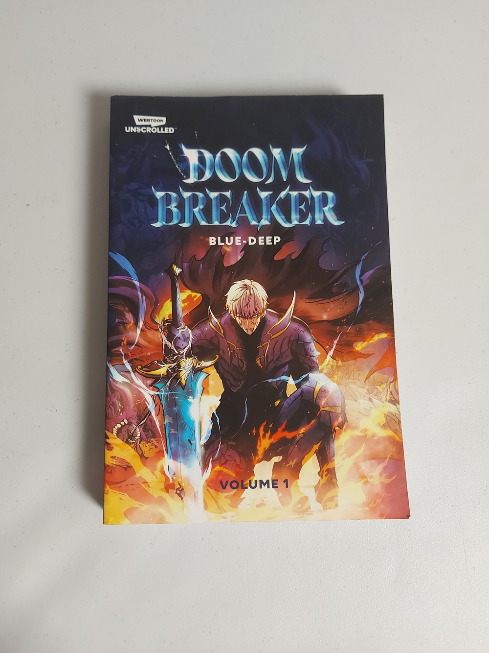 Doom Breaker: Blue-Deep Vol. 1 - WEBTOON Unscrolled Graphic Novel